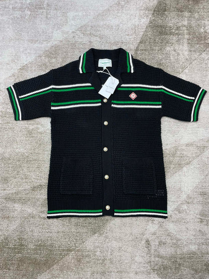 Casa tennis crochet shirt manches courtes