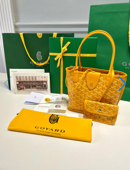 Sac Anjou Mini  yellow facture