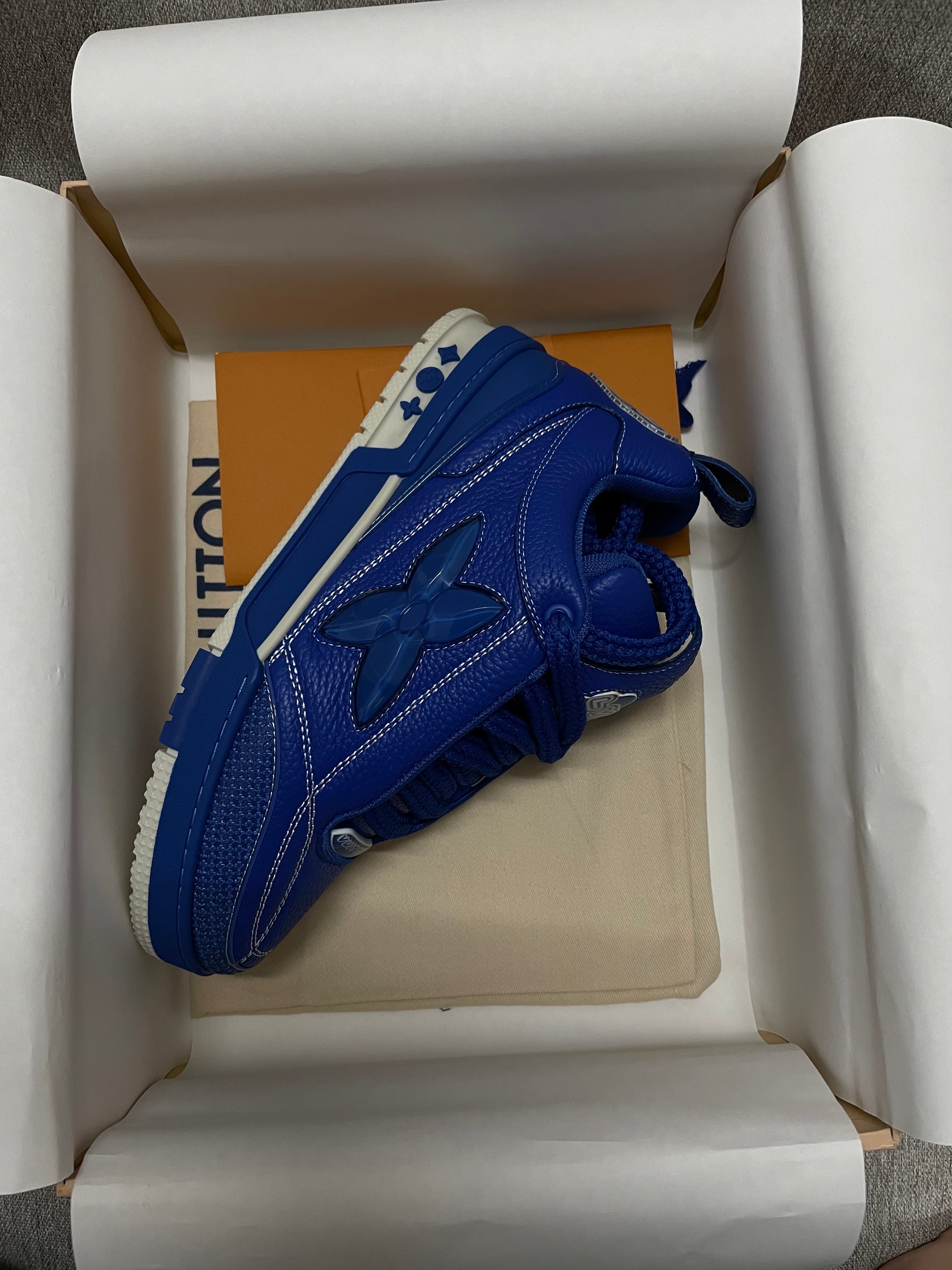 Sneakers  Lv Skate blue 10/10 facture