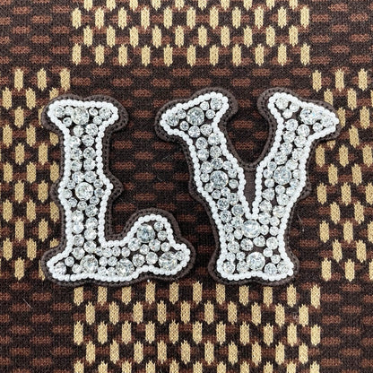 T shirt Lv Damier a Patch Marron