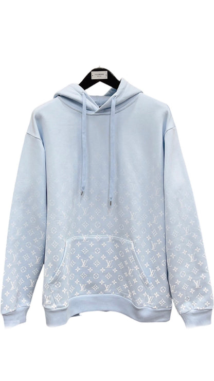 Sweat Lv facture blue sky /  white