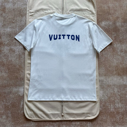 Tee-shirt à signature imprimée lv