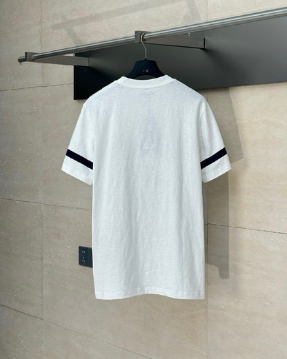 T shirt Cd bleu blanc 47