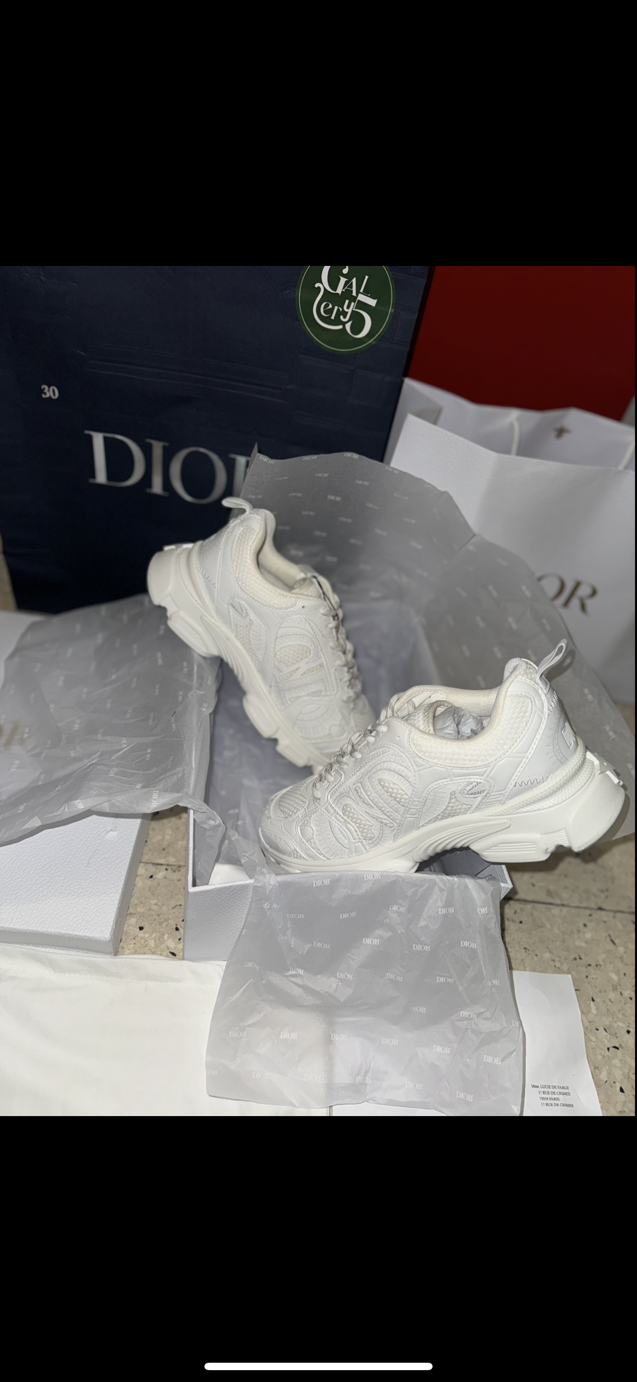 SNEAKERS CD CHRONO FACTURE PACKAGING COMPLET