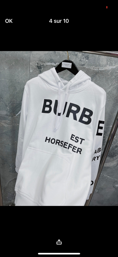 Sweat brb blanc facture