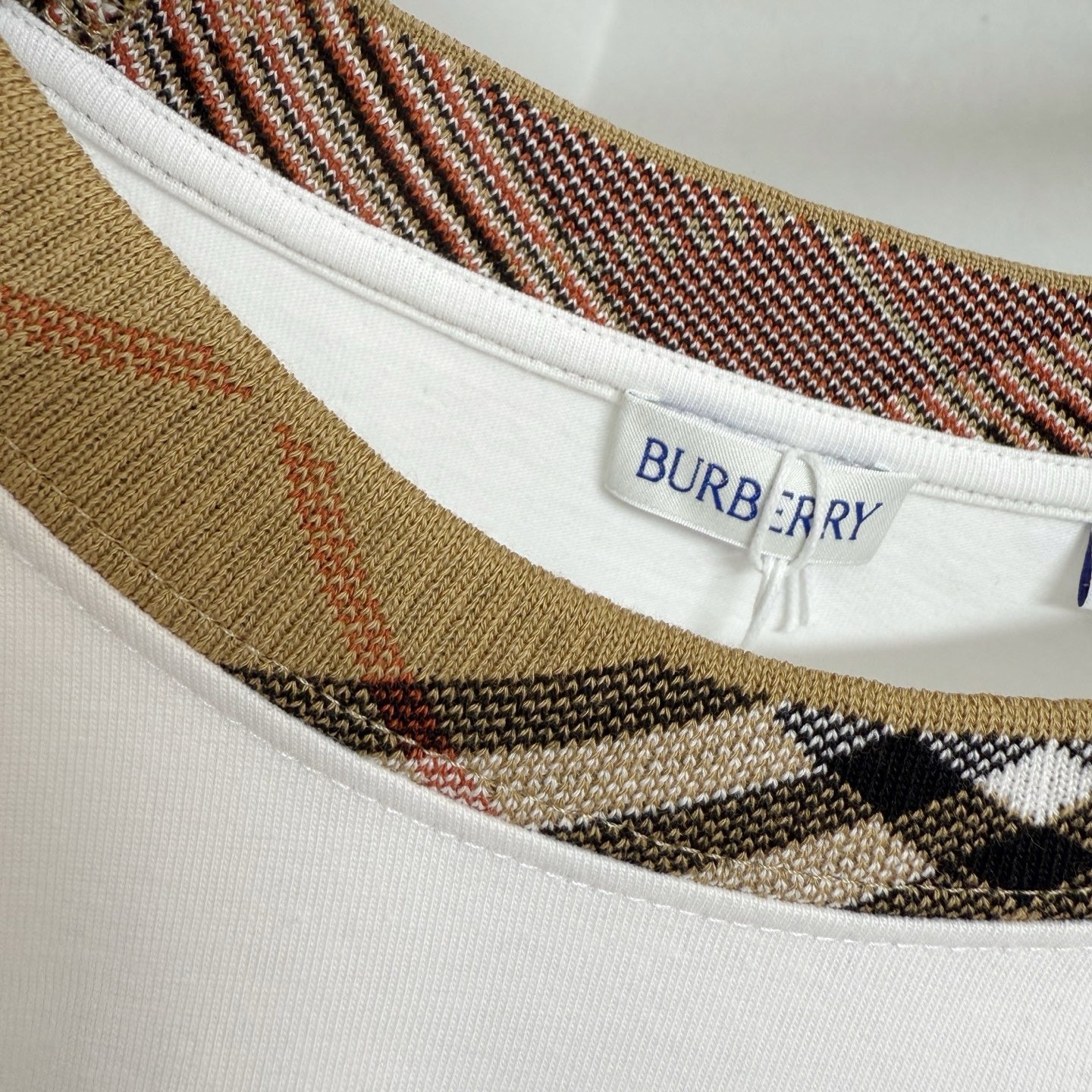 T-shirt brb en coton avec Check