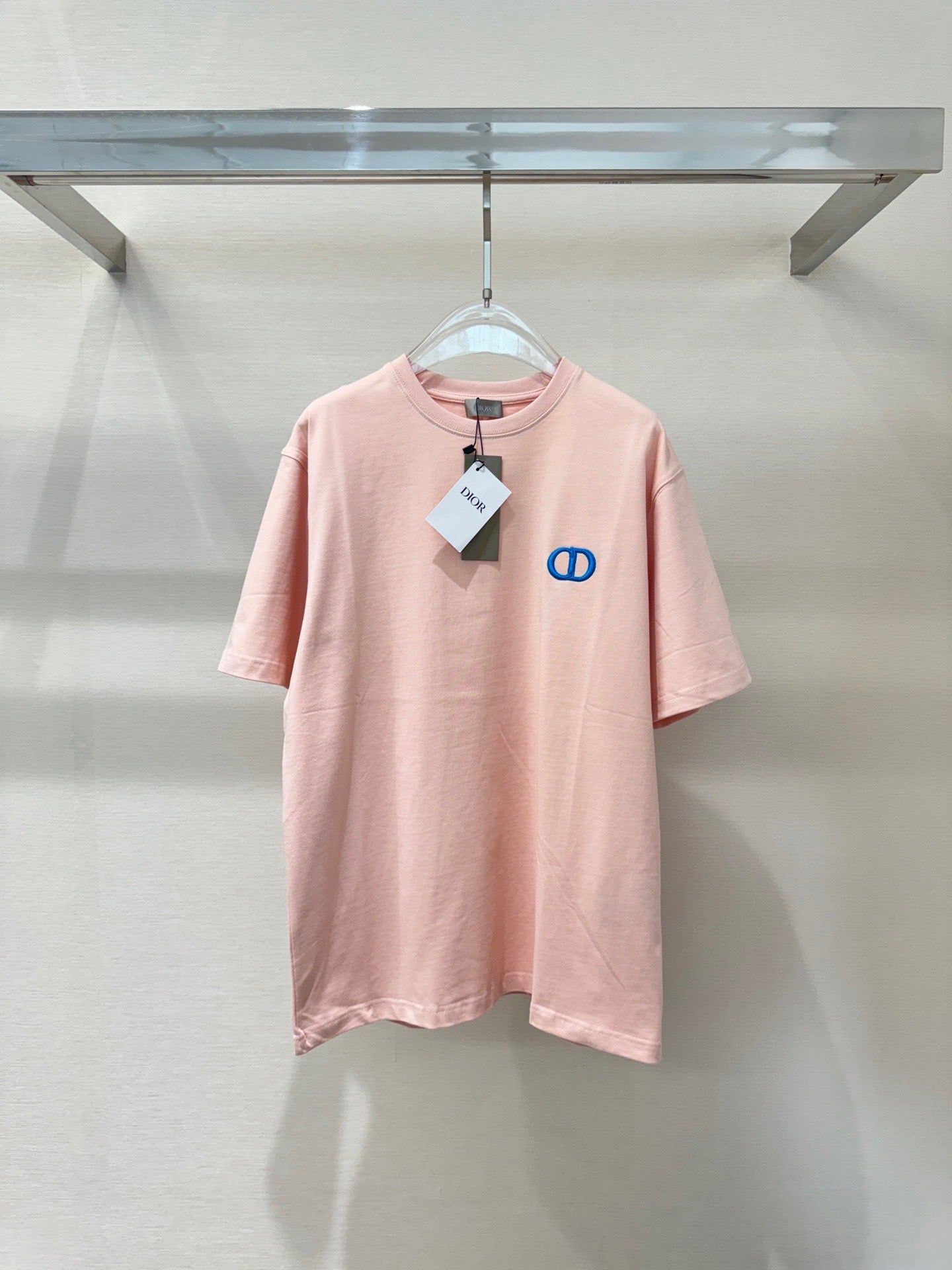 T-shirt CD Icon, coupe relax rose