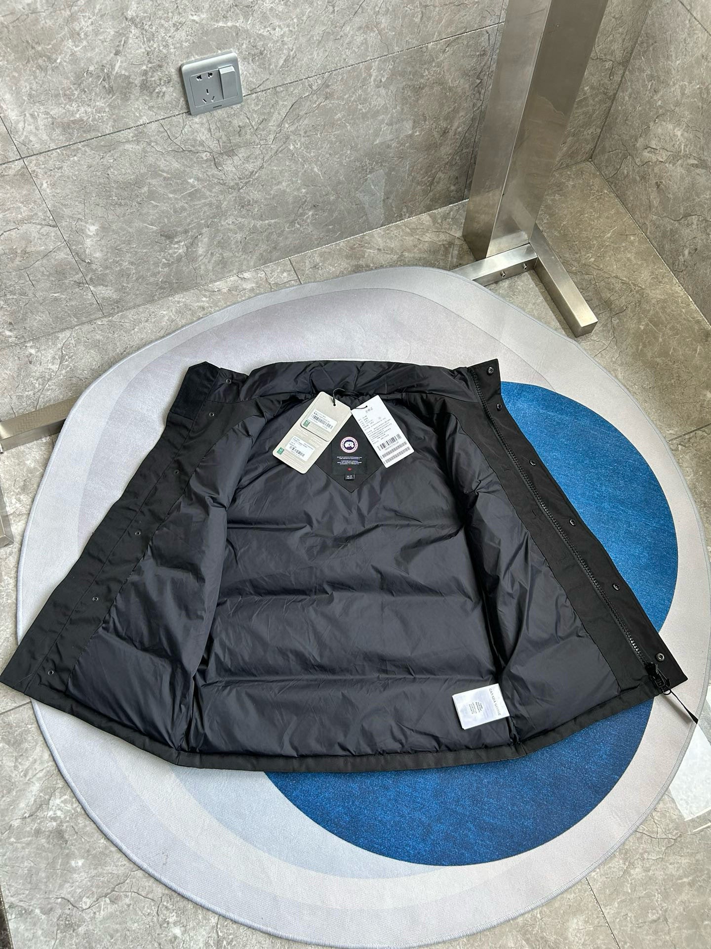 CANADA G Veste Freestyle noire rembourrée en duvet