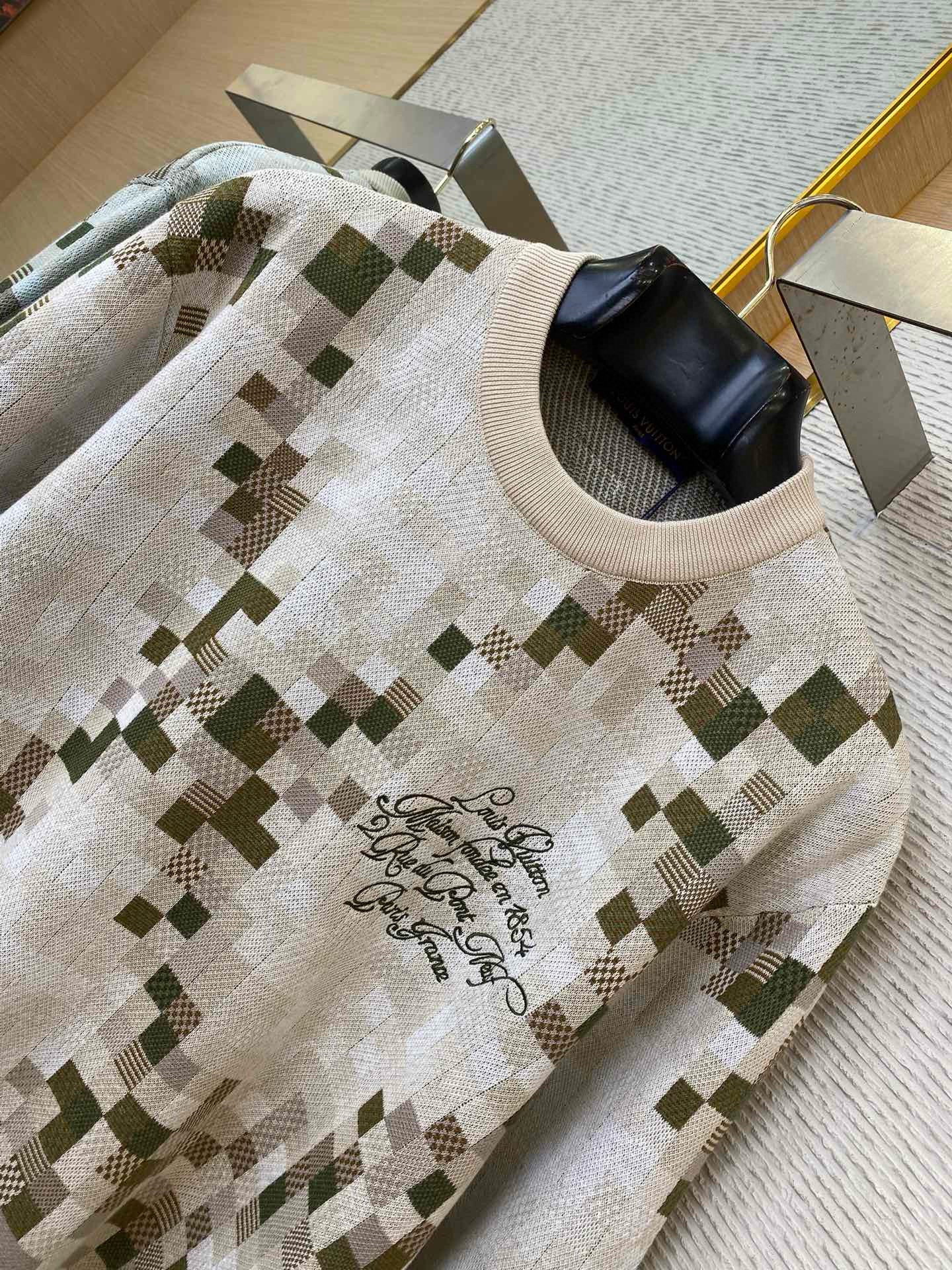 Pull à col rond graphique