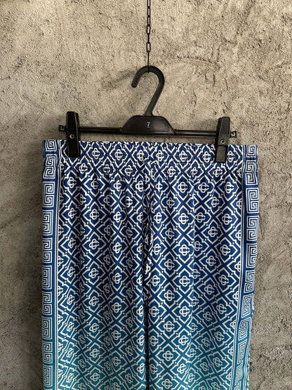 Casa JACQUARD GRADIENT SILK SHIRT