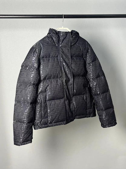 Doudoune en tissu technique black  FF