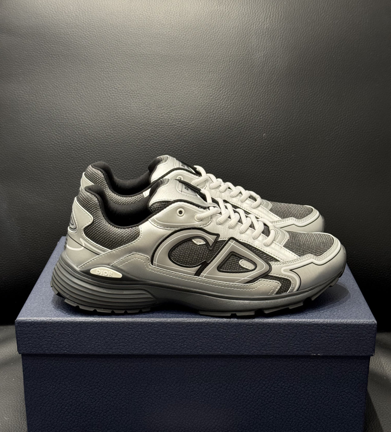 SNEAKERS B30 V3S 2025 💡 VERSION BIEN LISSE Sneaker B30 Countdown Maille technique blanche effet metallisé et tissu technique FACTURE PACKAGING COMPLET MODÈLE POUSSÉ