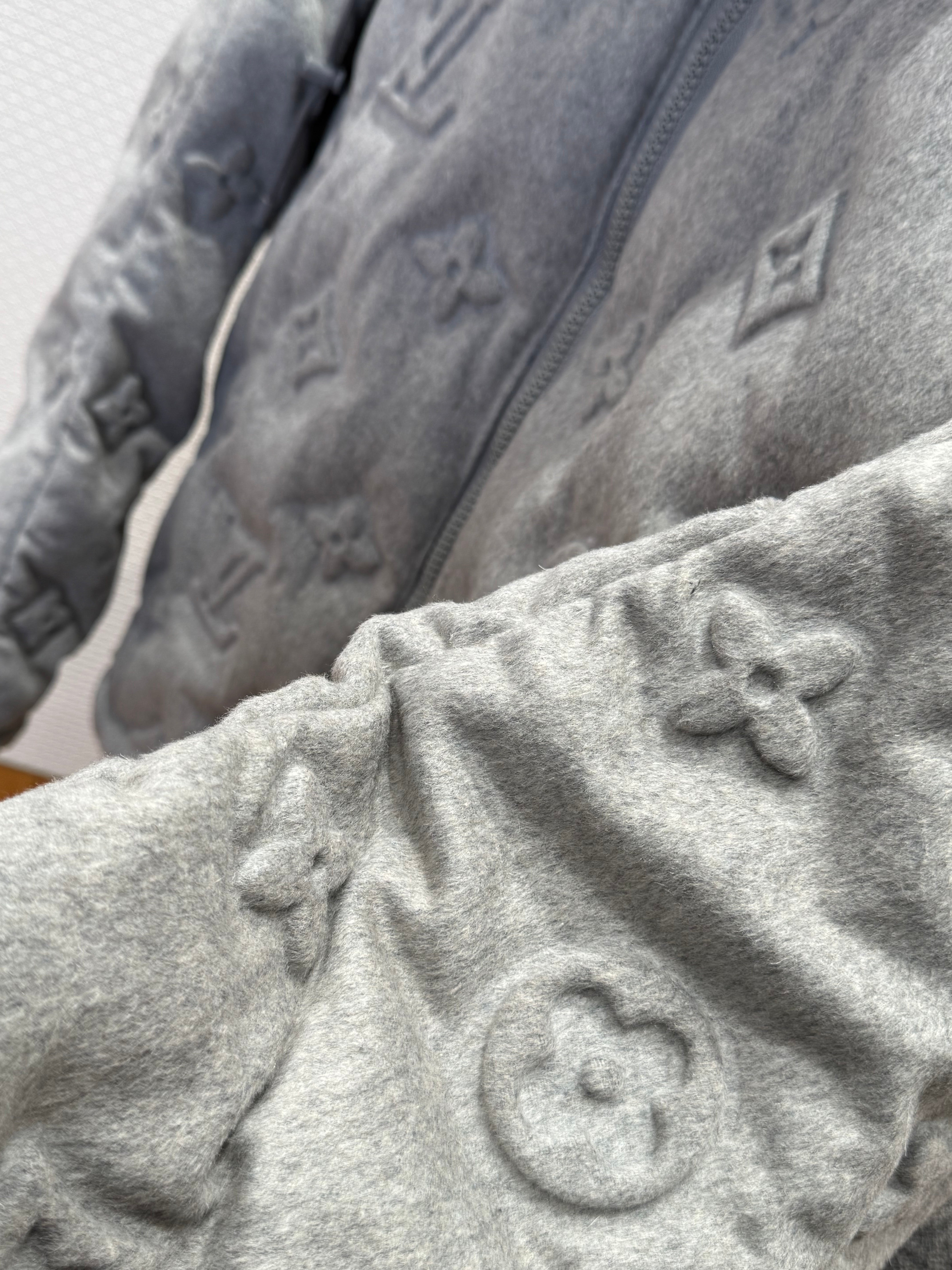 Doudoune Lv Grise 3.D print Monogram Grey 10/10