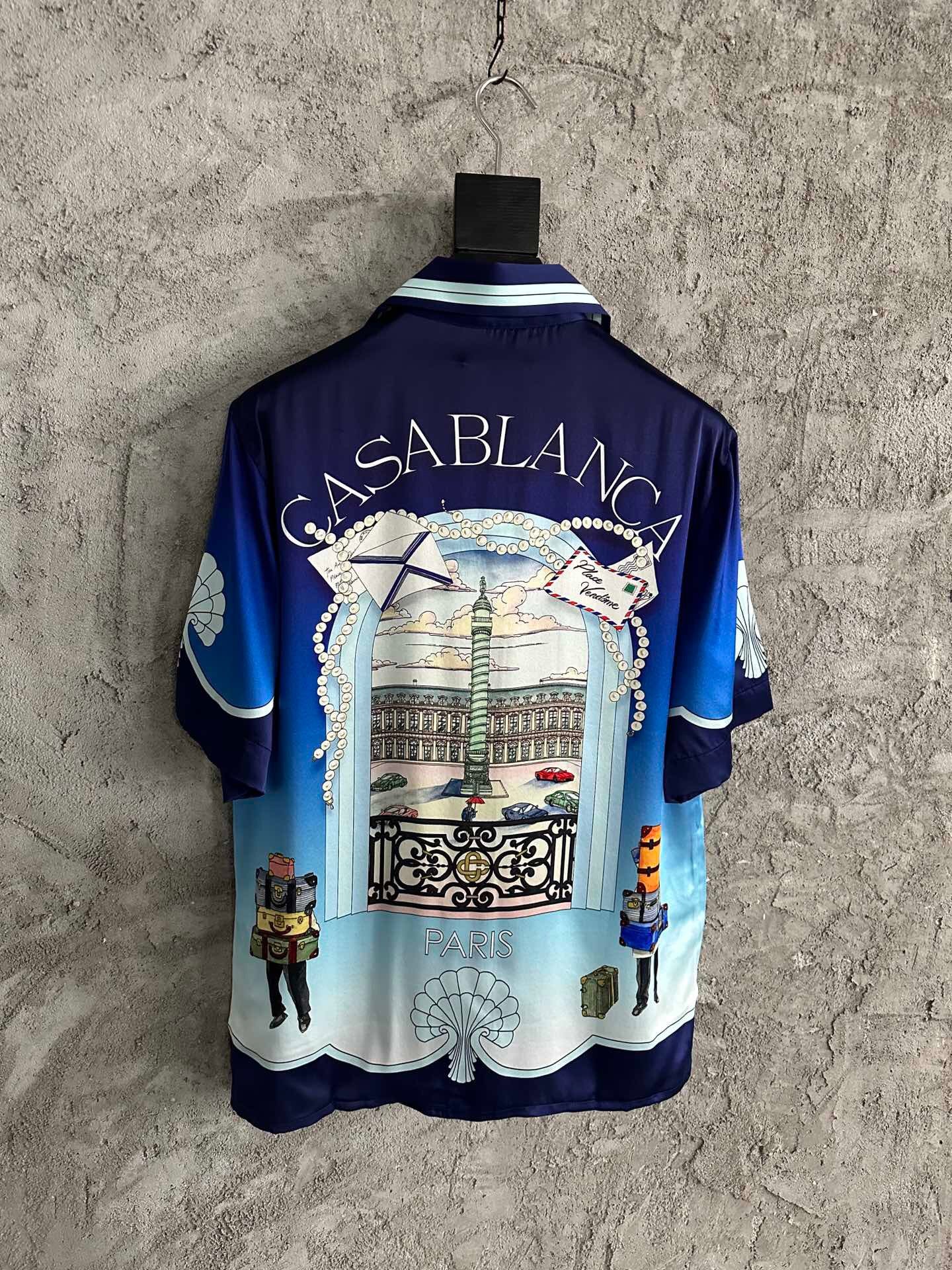 Chemise cubaine à imprimé graphique ensemble