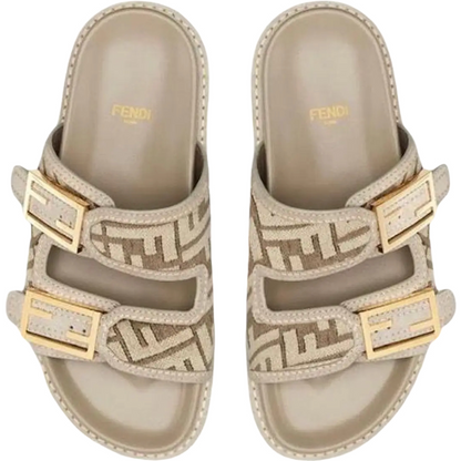 Claquette FF beige