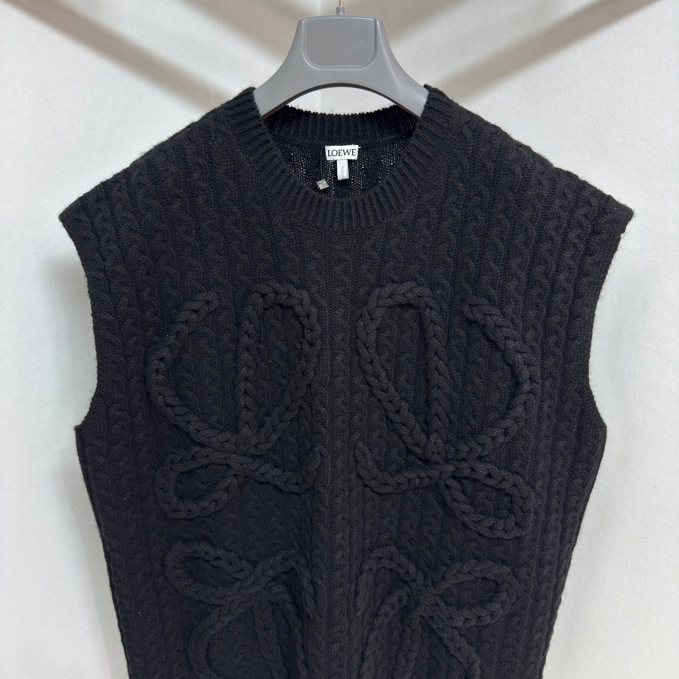 Pull  sans manches en laine LOEW