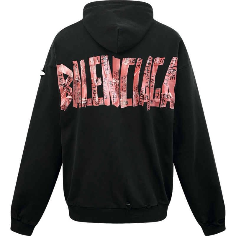 Hoodie zippé Blncg Security tape