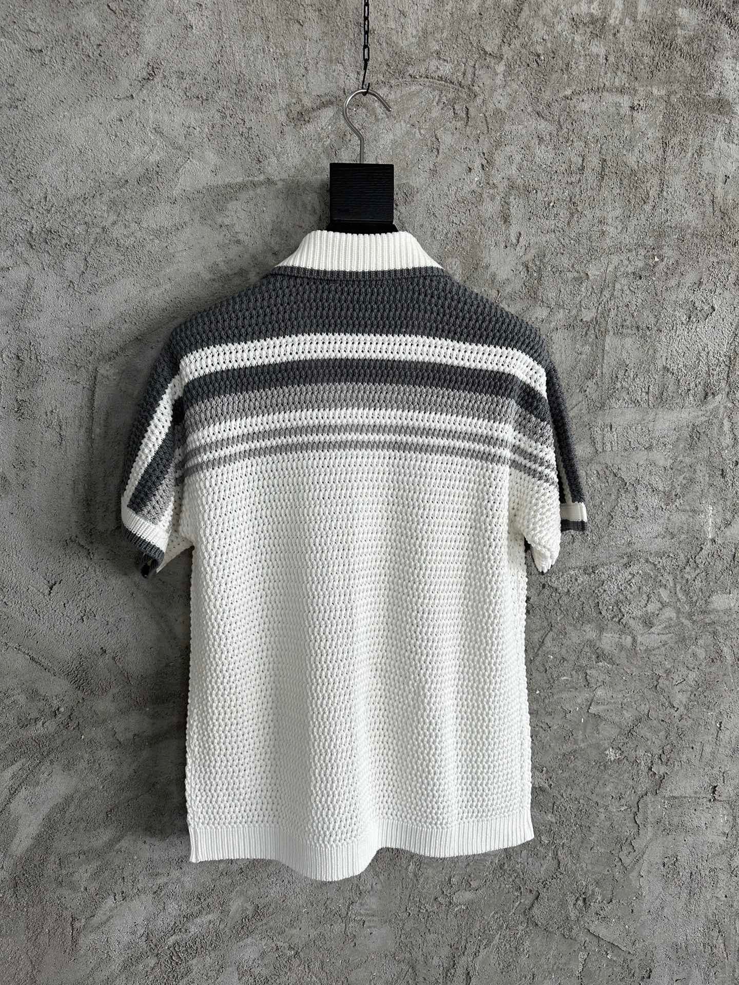 Ensemble casa B côtelé manches courtes grey crochet