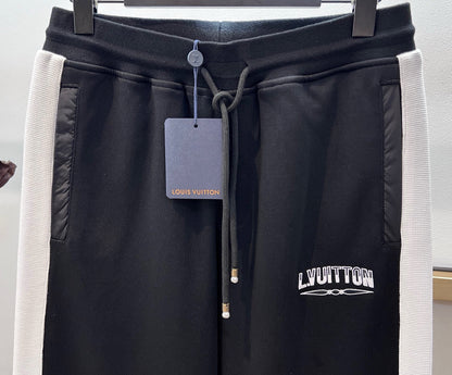 Pantalon en jersey bi-matière lv 10/10