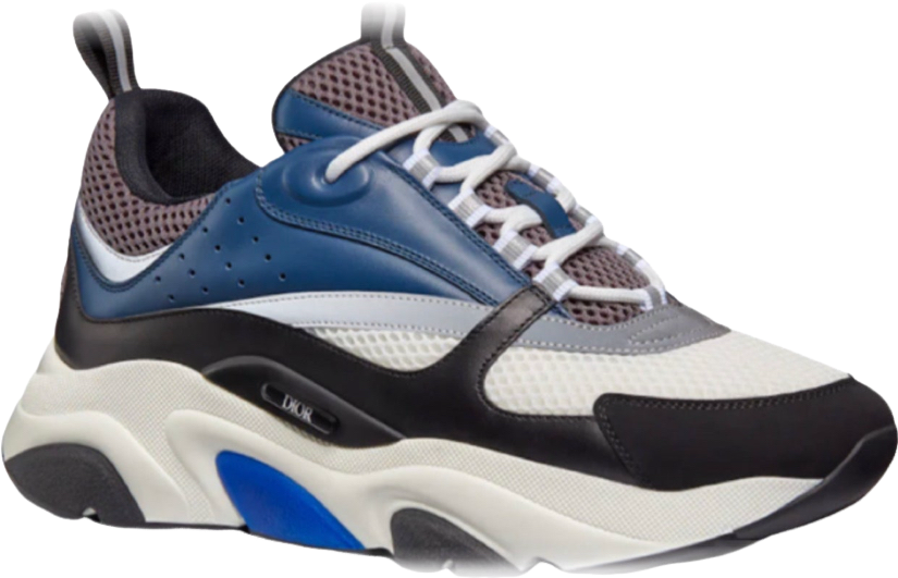 B22 Blue navy calf mesh 2023 facture