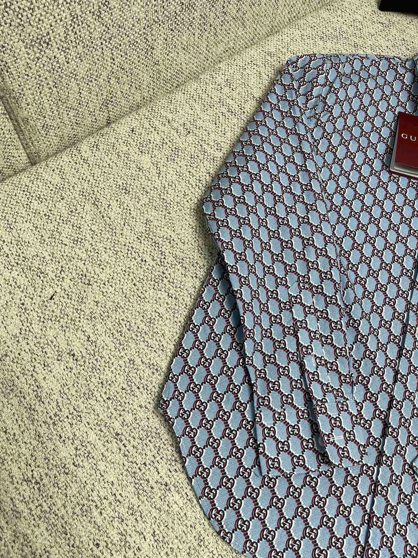 Chemise GG coton imprime