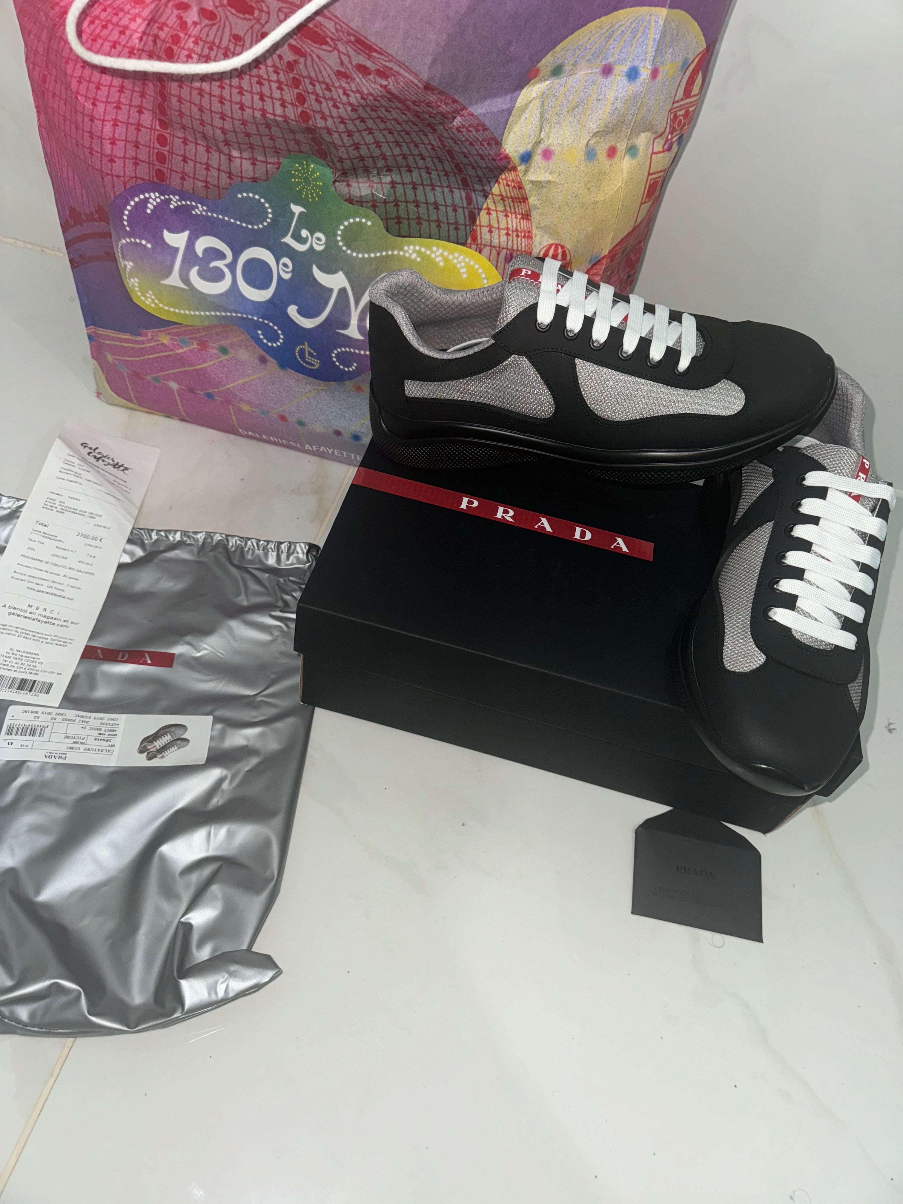 Sneakers Prd America ´ s Cup black Gomme & tissu bike