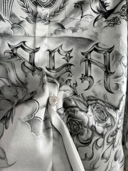 Chemise Casa manches longues tattoo