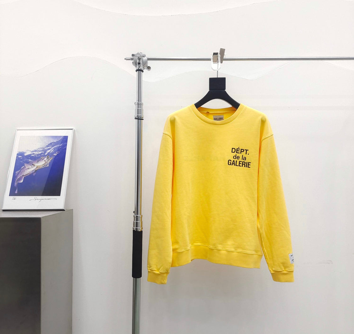 Gelber Schweiß Galerieabteilung fr