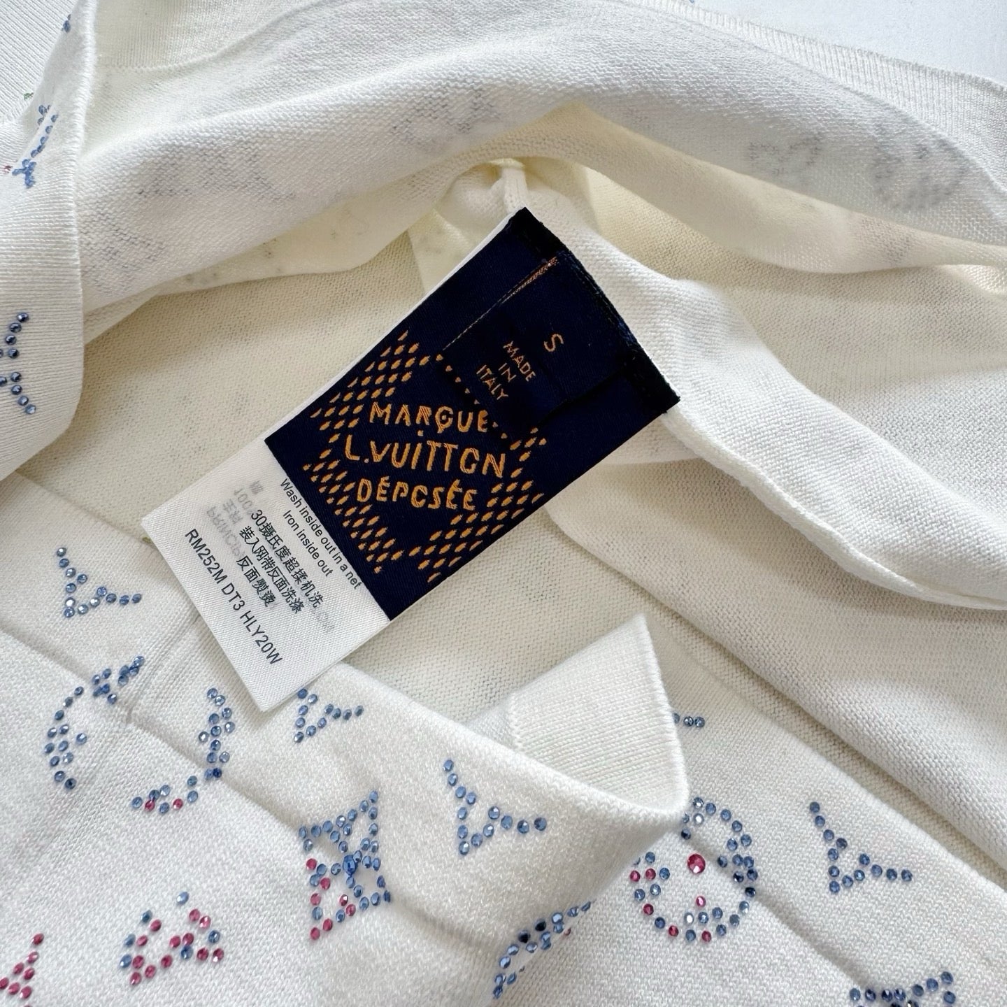 Tee-shirt lv ornementé Monogram Gradient