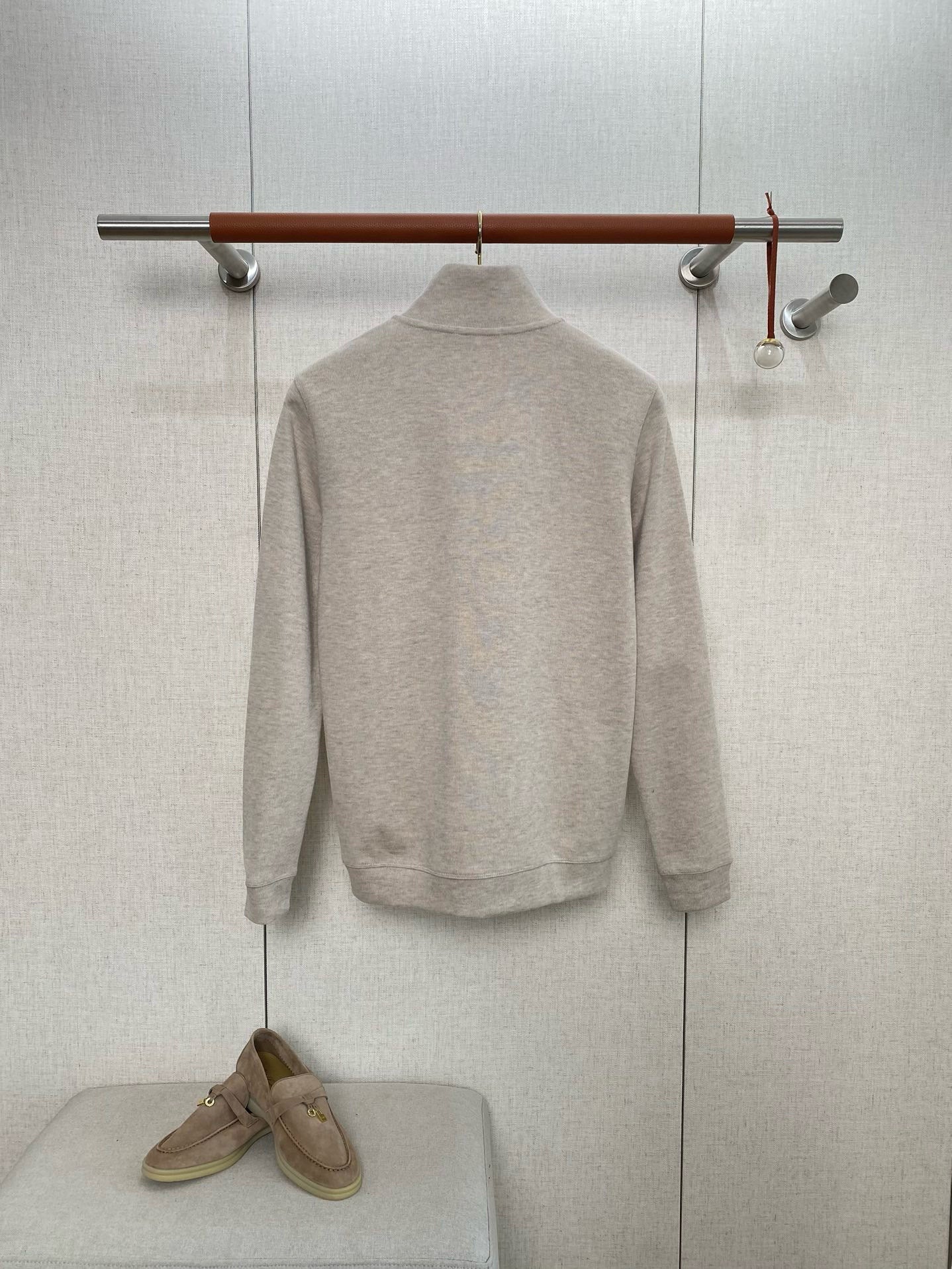 Sweat zippe gris Ralph
