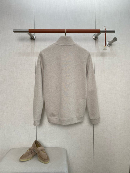 Sweat zippe gris Ralph