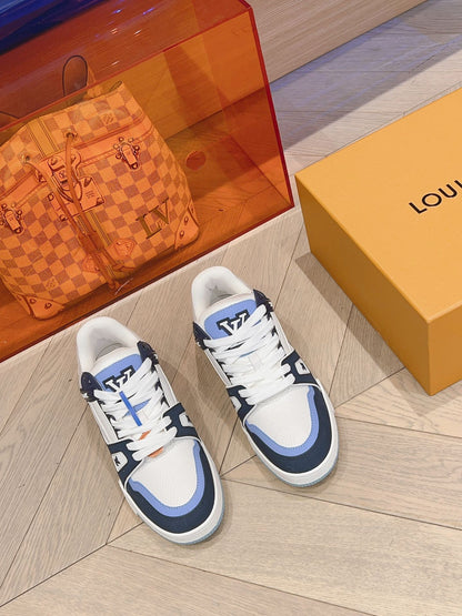 Sneakers Lv Trainers bleu facture