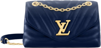 Sac Chain new wave MM Bleu  facture.