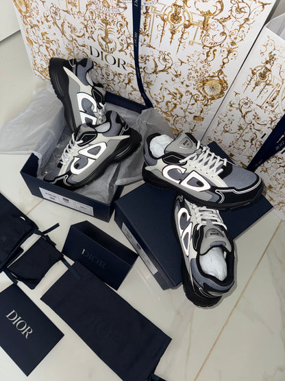 SNEAKERS B30 V3S VERSION BIEN LISSE GRIS BLANC RÉFLECTIVE RÉACTION CORRECTES   FACTURE PACKAGING COMPLET