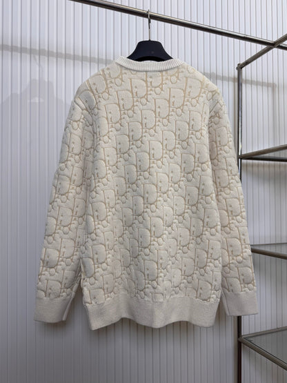 Pull Cd oblique  ecru beige