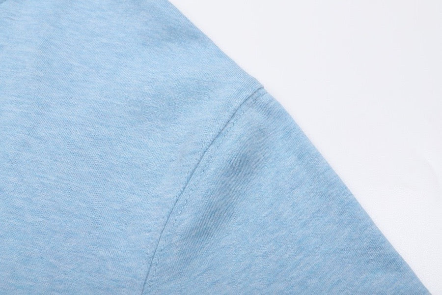 T-shirt bleu ciel  à logo ami de cœur bleu ciel