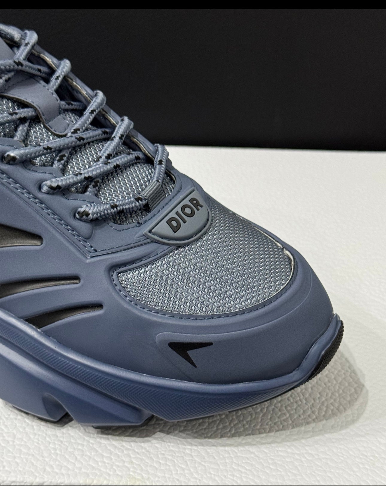 Sneaker B44 Blade Maille technique bleue et tissu technique bleu
