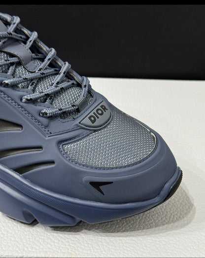 Sneaker B44 Blade Maille technique bleue et tissu technique bleu