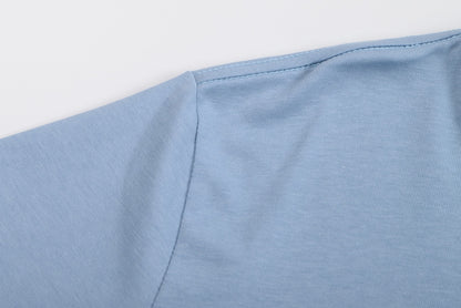 T-shirt blanc à petit logo ami de cœur beige