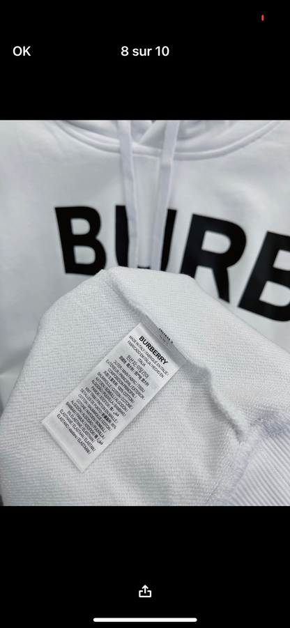 Sweat brb blanc facture