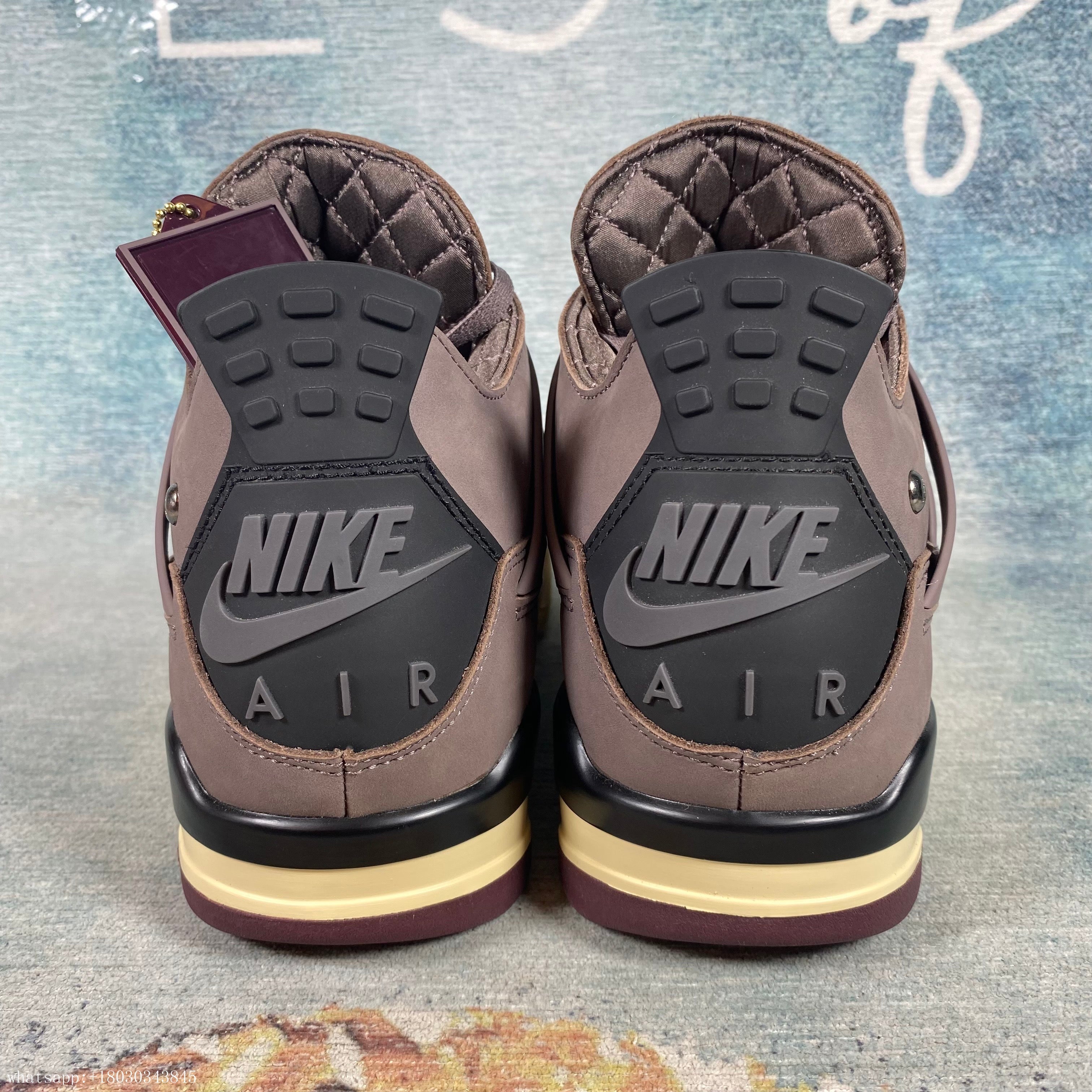 AJ4 Jordan 4 Retro A Ma Maniére Violet Ore 1:1 STOCK X AUTHENTICATION ✔️