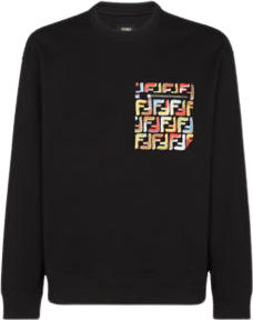 FF Sweat-shirt Lunar New Year en coton noir 10/10