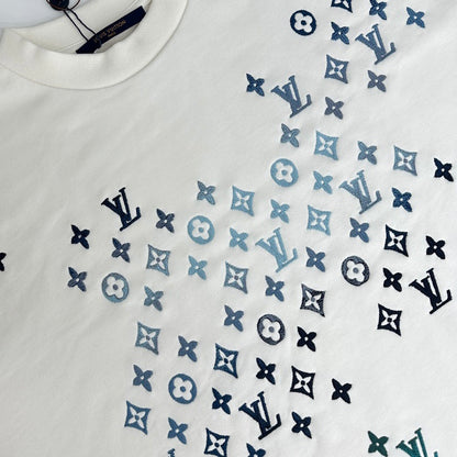Sweat brodé en coton lv