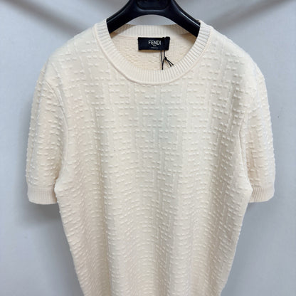 Pull Selleria en coton FF beige