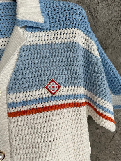 crochet shirt casa ensemble