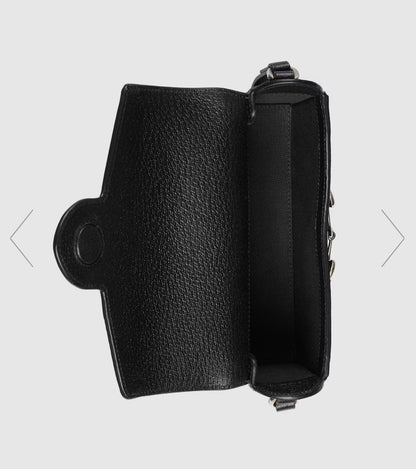 Sacoche Gg horsebit 1955 Jumbo noir facture