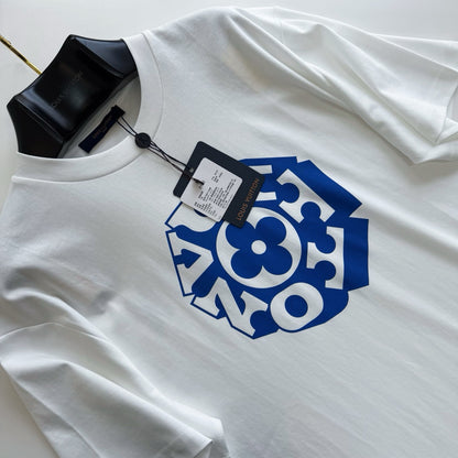 Tee-shirt à signature imprimée lv