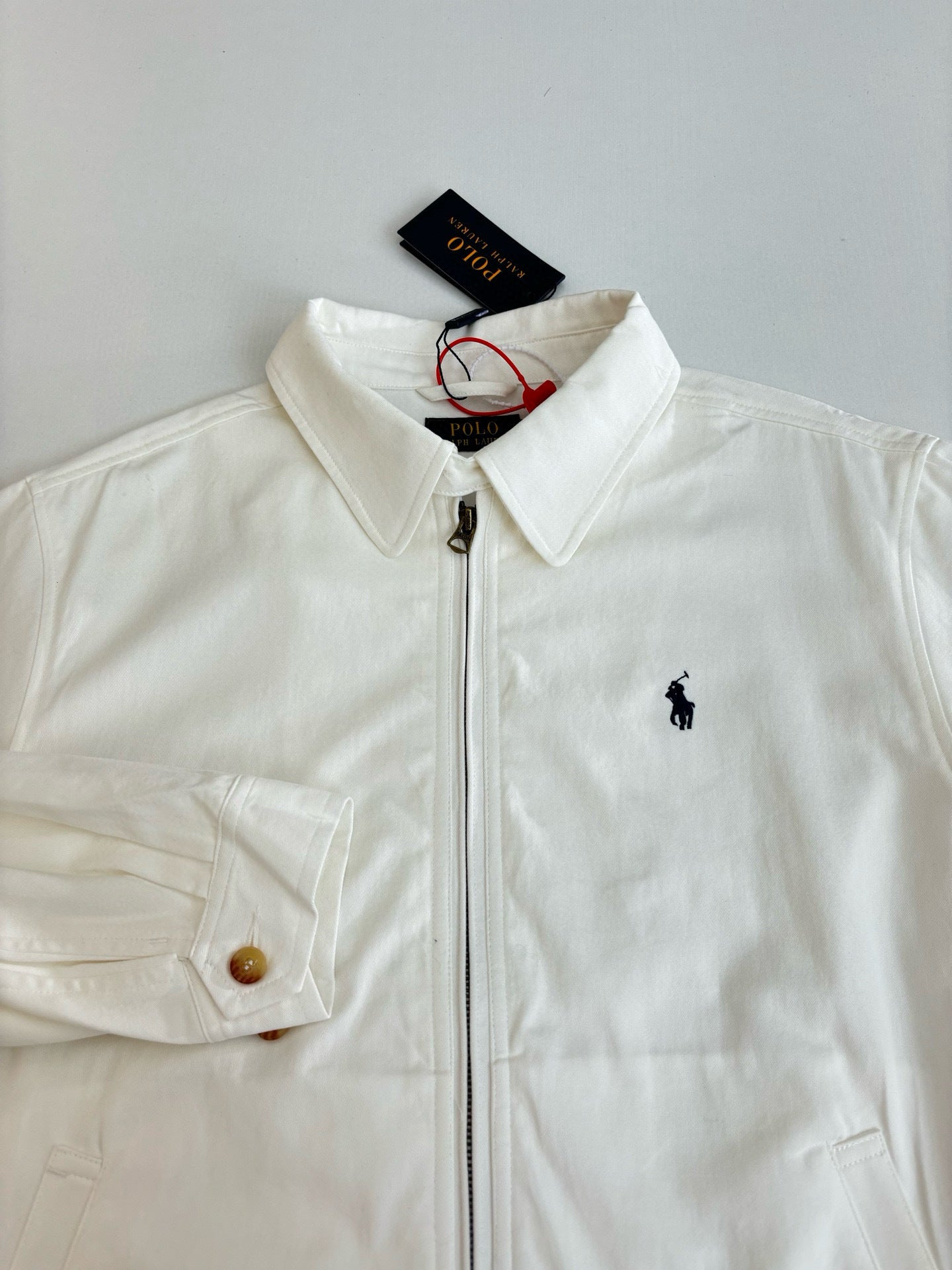 VESTE RALPH WHITE ZIPPÉ