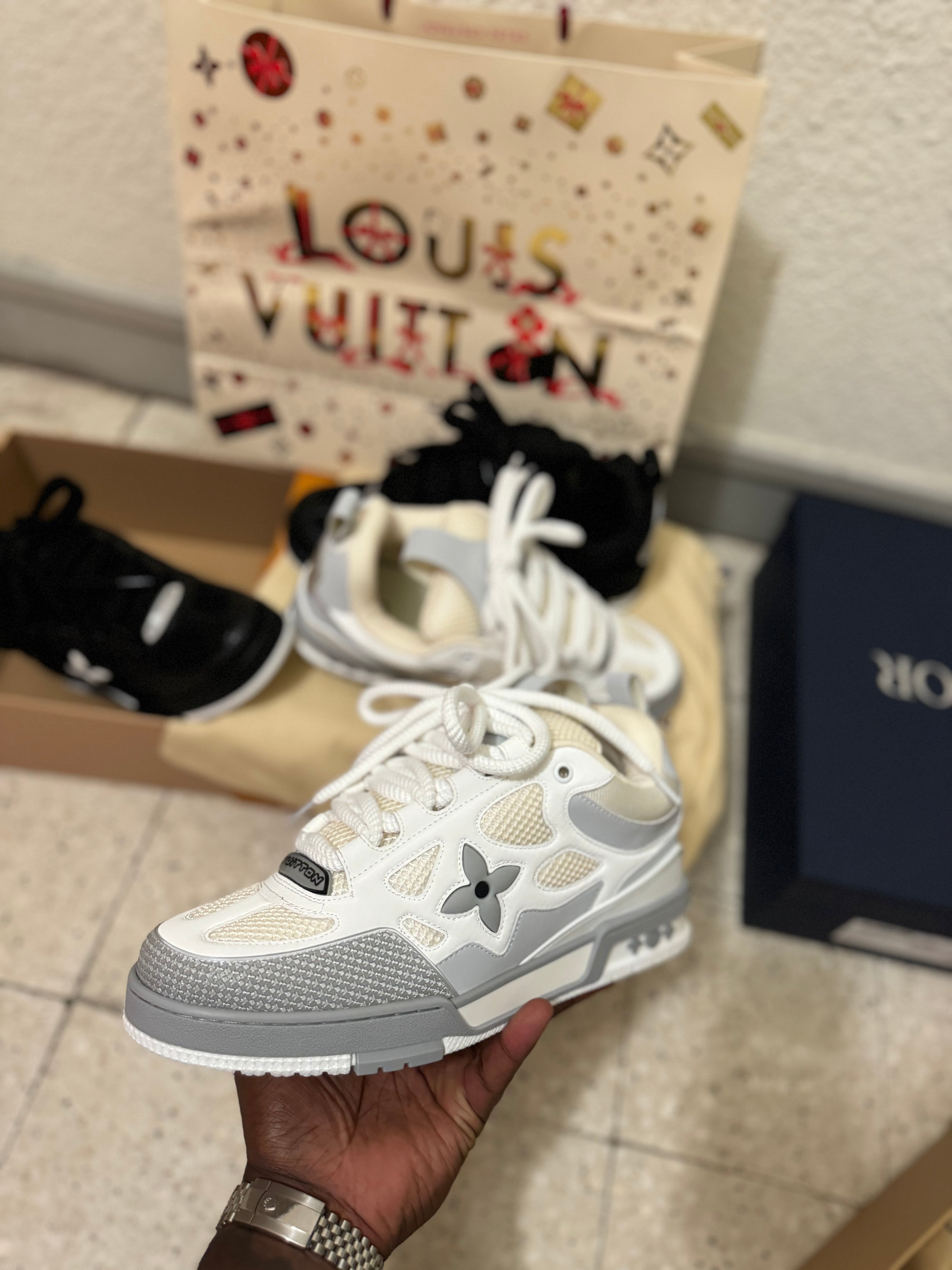 Sneakers  Lv Skate grey 10/10 facture
