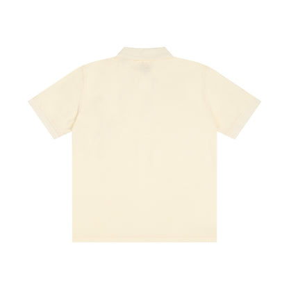 Polo beige  à petit logo ami de cœur beige